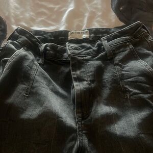 We The Free Womens moto Dark Gray Jeans